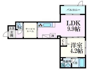 ＥＴＥＲＮＯ江波の物件間取画像